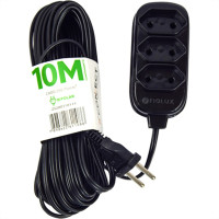 Extensao Fiolux Pl Connect 2P+T 10M Preto