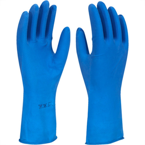 Luva Imbat Latex Azul 09-G - Kit C/12 Unidades