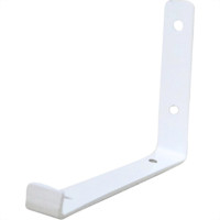 Cantoneira Mao Francesa Invertida Loth Branco 25Cm - Kit C/6 Unidades