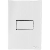 Conjunto Radial Ouro Branco 1 Interruptor Paral 1809232