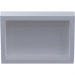 Nicho Banheiro Sob Branco 28X40 Metasul