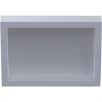 Nicho Banheiro Sob Branco 28X40 Metasul