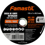 Disco Sped/Inox Famastil 4.1/2X7/8X1,0 - Kit C/10 Unidades
