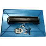 Desempenadeira Pvc Giraldi Azul Lisa 18X30