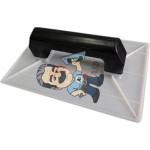 Desempenadeira Pvc Giraldi Branco Grafiato 16X28