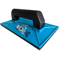 Desempenadeira Pvc Giraldi Azul C/Borracha 18X30