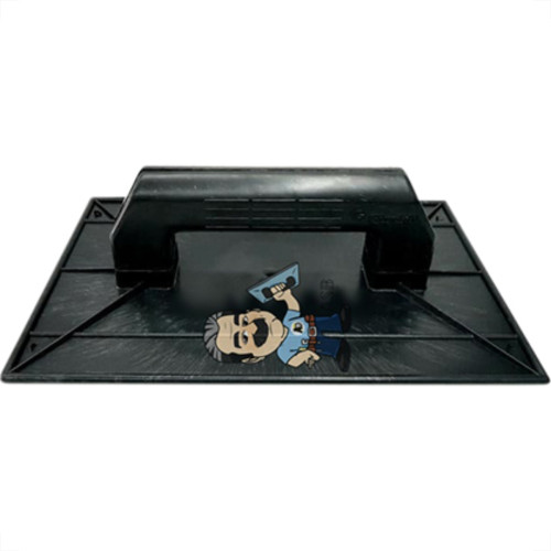 Desempenadeira Pvc Giraldi Preto Lisa 18X30
