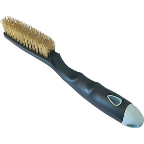 Escova Aco Compel C/Cabo Plast 4Fileiras - Kit C/6 Unidades