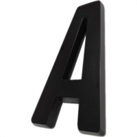 Letra 3D Deplasti Pvc 13Cm Preto