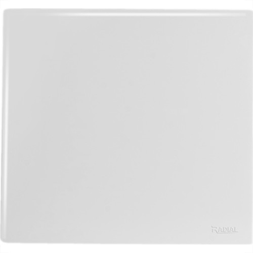 Espelho Placa Radial Mod.Ouro Branco 4X4 Cego 1709012