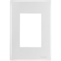 Espelho Placa Radial Mod.Ouro Branco 4X2 3Mod 1709001