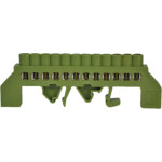 Barram Jng Terra 12 Termimal Verde 15703 - Kit C/5 Unidades