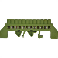 Barram Jng Terra 12 Termimal Verde 15703 - Kit C/5 Unidades