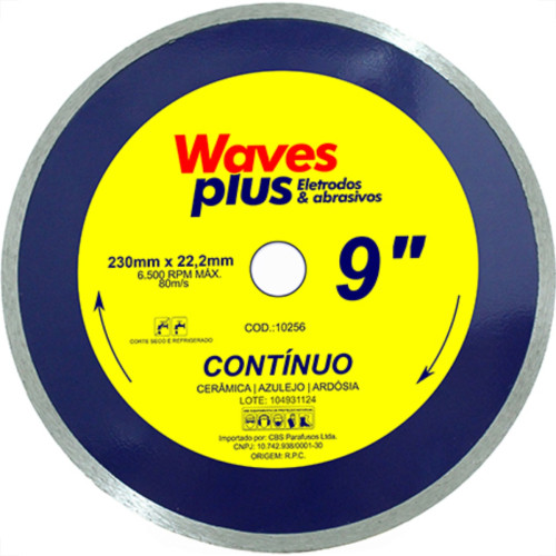 Disco Diam Waves Continuo 9 X 230Mm Disco Diam Waves Continuo 9 X 230Mm
