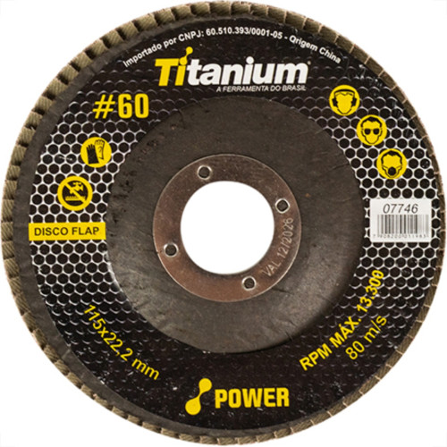 Disco Flap Titanium 4.1/2 X 60