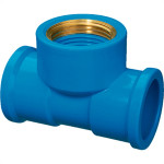 Tee Azul Tigre 3/4 X 3/4 - Kit C/15 Unidades