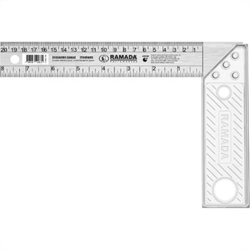 Esquadro Cabo Alum Ramada 10''