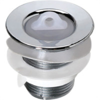 Valvula Plast Pia Luconi Cromada - Kit C/25 Unidades