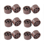Suporte Prateleira Starplast Madeira Redondo Marrom 1000Pecas 