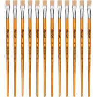 Pincel Para Artesanato Roma Ponta Chata 14 615 14 - Kit C/12 