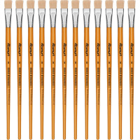 Pincel Para Artesanato Roma Ponta Chata 16 615 16 - Kit C/12 