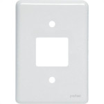 Placa Perlex Branca 4X2 (2 Saida) 23Pl2