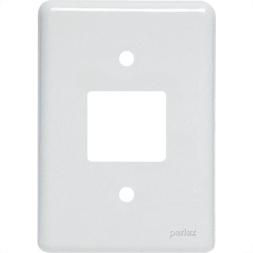 Placa Perlex Branca 4X2 (2 Saida) 23Pl2