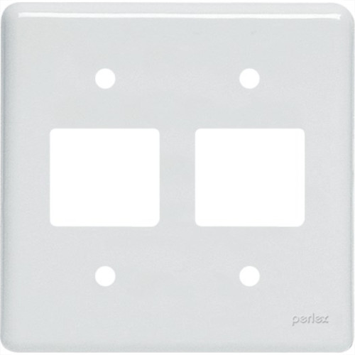 Placa Perlex Branca 4X4 (2 Saida+2 Saida) 23Pl22