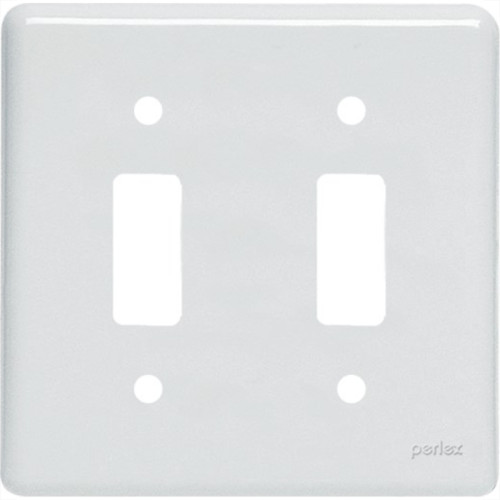 Placa Perlex Branca 4X4 (1 Saida+1 Saida) 23Pl11