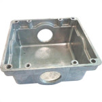 Caixa Piso Aluminio Fundido 4X4 Baixa Entrada/Saida 1'' Cps44Bc 1