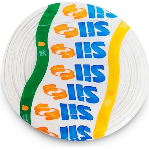Fio Cabinho Flexivel Sil 10,0 Branco 100M 