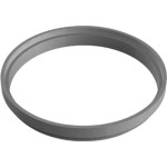 Porta Grelha Redonda Amanco Cinza 15Cm 10375/11772 - Kit C/20 