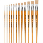 Pincel Para Artesanato Roma Ponta Chata 20 615 20 - Kit C/12 