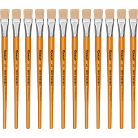Pincel Para Artesanato Roma Ponta Chata 22 615 22 - Kit C/12 