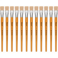 Pincel Para Artesanato Roma Ponta Chata 24 615 24 - Kit C/12 