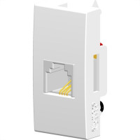 Modulo Alumbra Siena Branco (Tomada Rj11 4 Vias) 6165