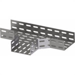 Te Eletrocalha Horizontal 90Â° Sem Virola Perfilaco 75 X 50 E3620