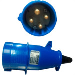 Pino 3 Polos+Terra Steck 220V 16A Azul N4079