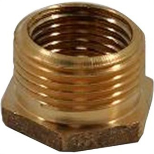 Bucha Reducao Torneira Metais Rei Latao Amarela 3/4X1/2 10026 - Kit C/6 