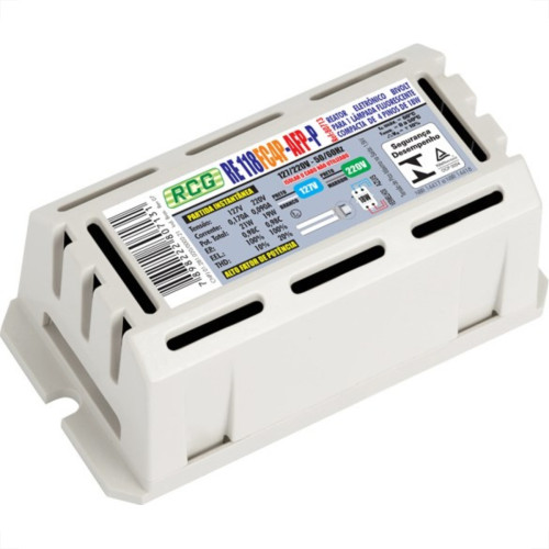 Reator Eletronico Rcg 1X18W 4 Pinos Bivolt 89075 Reator Eletronico Rcg 1X18W 4 Pinos Bivolt 89075