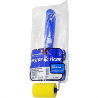 Rolo Espuma Tigre Amarelo 05Cm Com Cabo 
