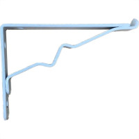 Suporte Prateleira Roloflex Vidro Branco 10Cm Peca 3254