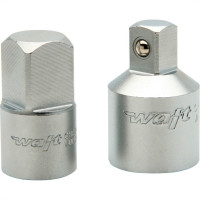 Adaptador Soquete Estriado Waft Cromo Vanadium 1/2 Femea X 3/4 Macho 6161
