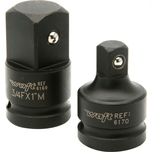Adaptador Soquete Impacto Waft Cromo Vanadium 3/4 Femea X 1 Macho 6169