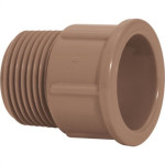 Adaptador Marrom Amanco Curto Liso Rosca 75X2.1/2 10027/11513 - Kit C/5 