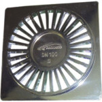 Grelha Plastica Amanco Quadrada Cromada 10X10 90604