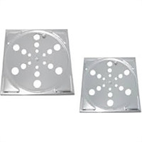 Grelha Plastica Amanco Quadrada Cromada 15X15 90605