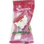 Modulo Alumbra Siena Branco (Tomada 20A Vermelho) 6090