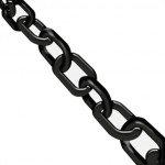 Corrente Pvc Caiado 15X25M Preta 