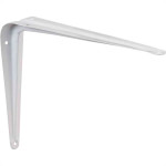 Suporte Prateleira Biehl Branca Epoxi 04 X 06  - Kit C/24 
